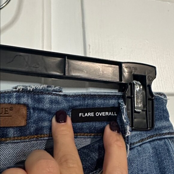 Judy Blue Flare Overall Jeans size small women’s - Picture 5 of 6